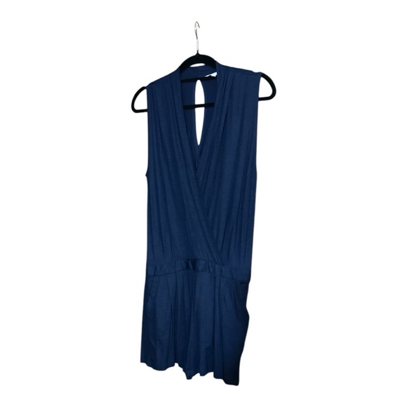 Trina Turk Blue Giselle Romper - Picture 6 of 9
